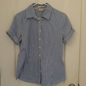 Van Heusen Button Down Striped Top